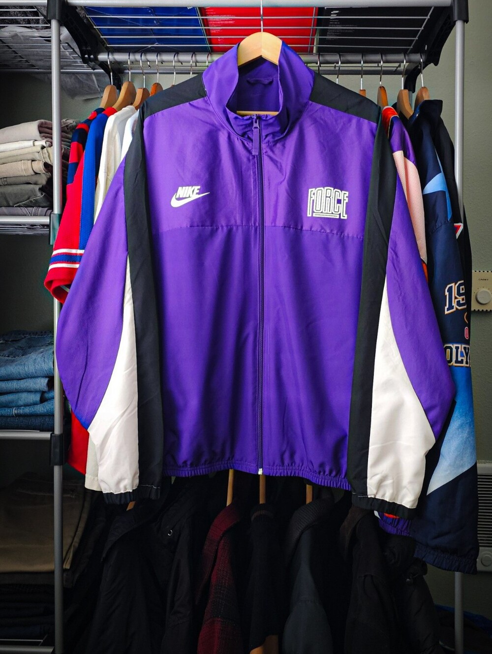 Nike Women's Starting 5 Woven Basketball Windbreaker Size XL
